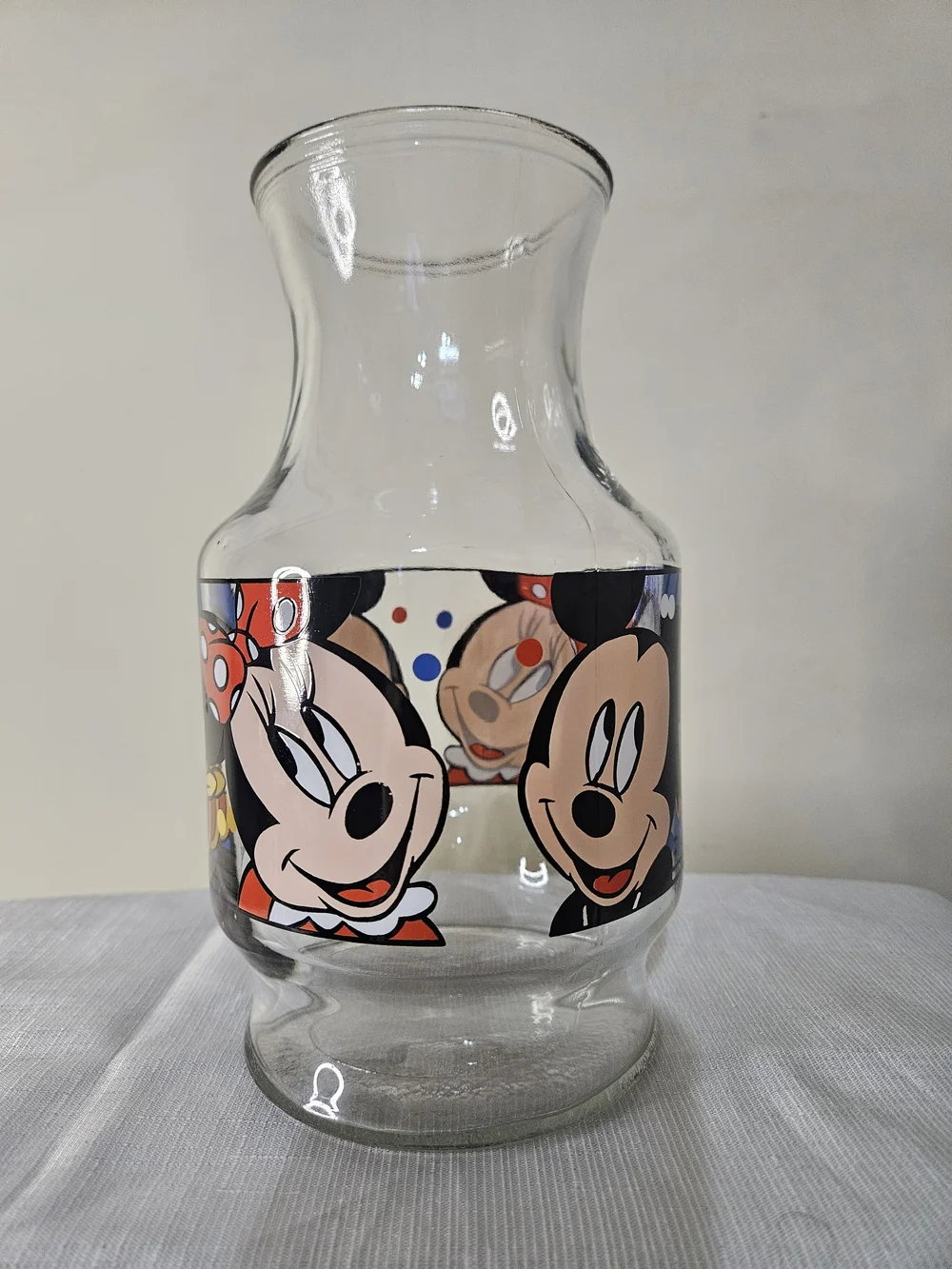 Vintage Anchor Hocking‎ Disney Juice Glass Carafe